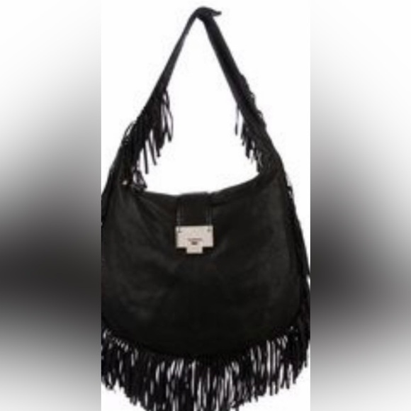 Jimmy Choo Handbags - Jimmy Choo Black Fringe Hobo Shoulder Bag EXCELLENT CONDITION